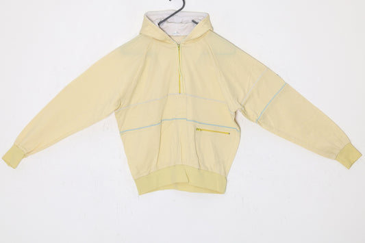 1980s, Spanish Leisure Anorak, Tricot Knit Composite, Piped Panel Mapping