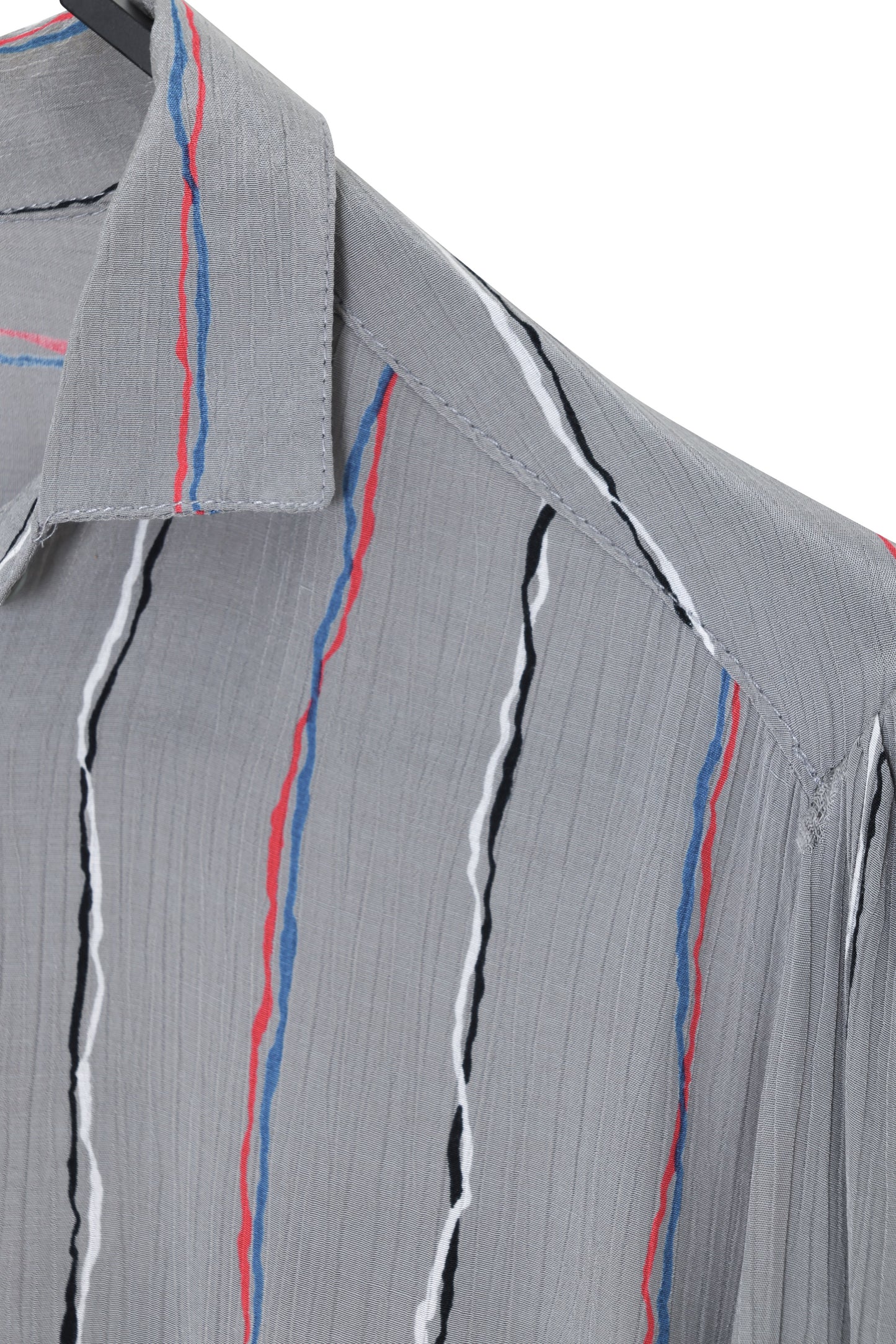 1985–1992, Crinkle Crepe Chemisier with Full Sleeve Volume
