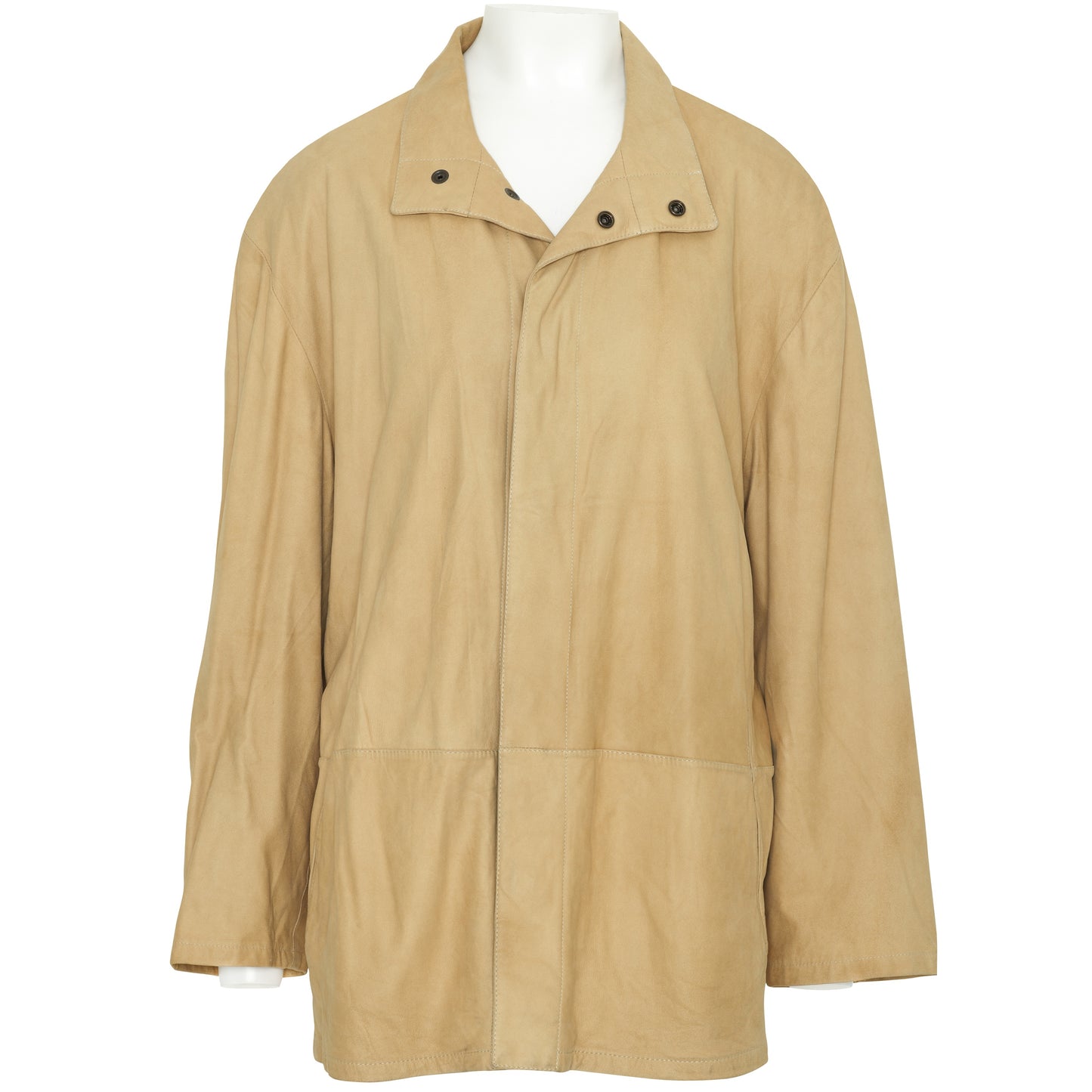 1985–1992, Lamb Suede Overshirt with Concealed Snap Closure