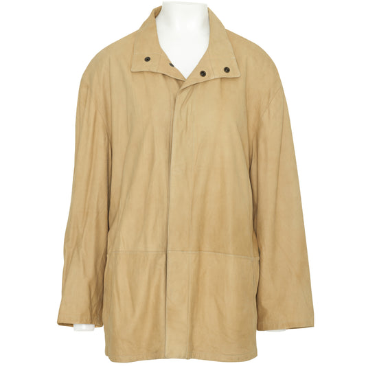 1985–1992, Lamb Suede Overshirt with Concealed Snap Closure