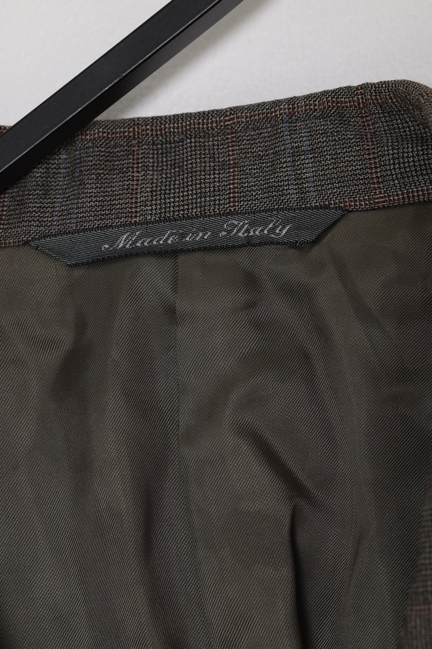 1985–1995, Double-Breasted Blazer, Super 130’s, Windowpane