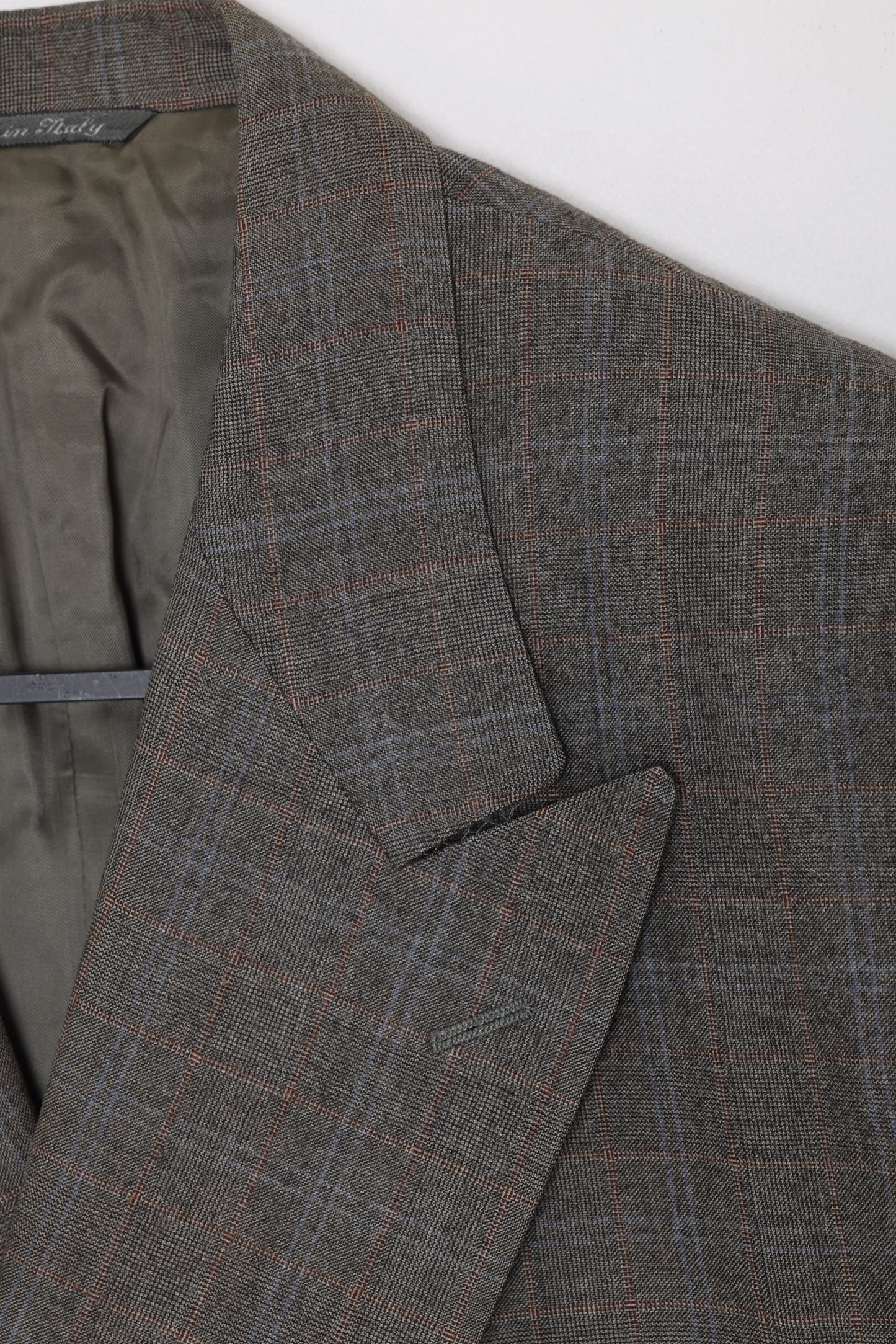 1985–1995, Double-Breasted Blazer, Super 130’s, Windowpane