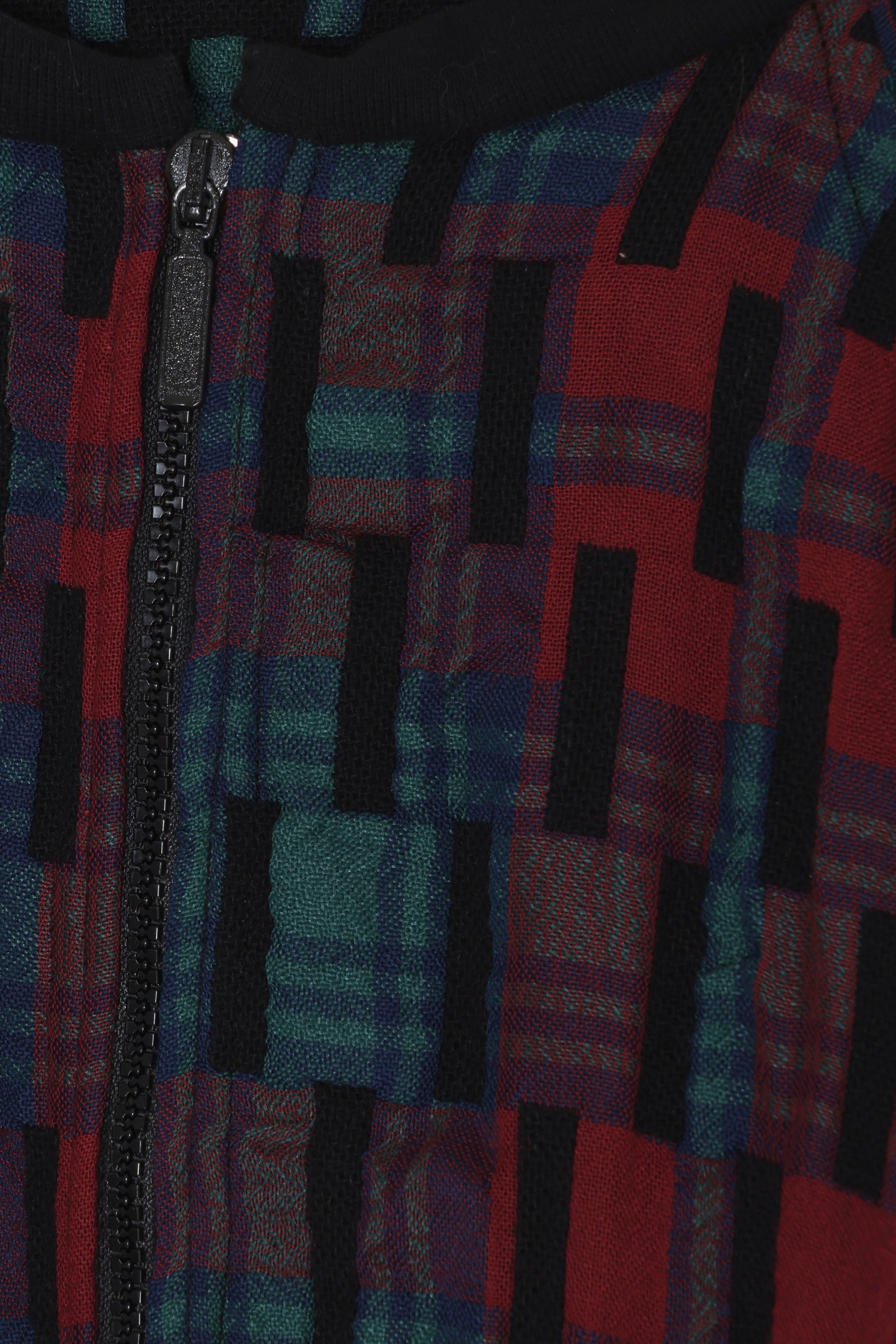 1985–1995, Patchwork Plaid Composite Bomber Jacket