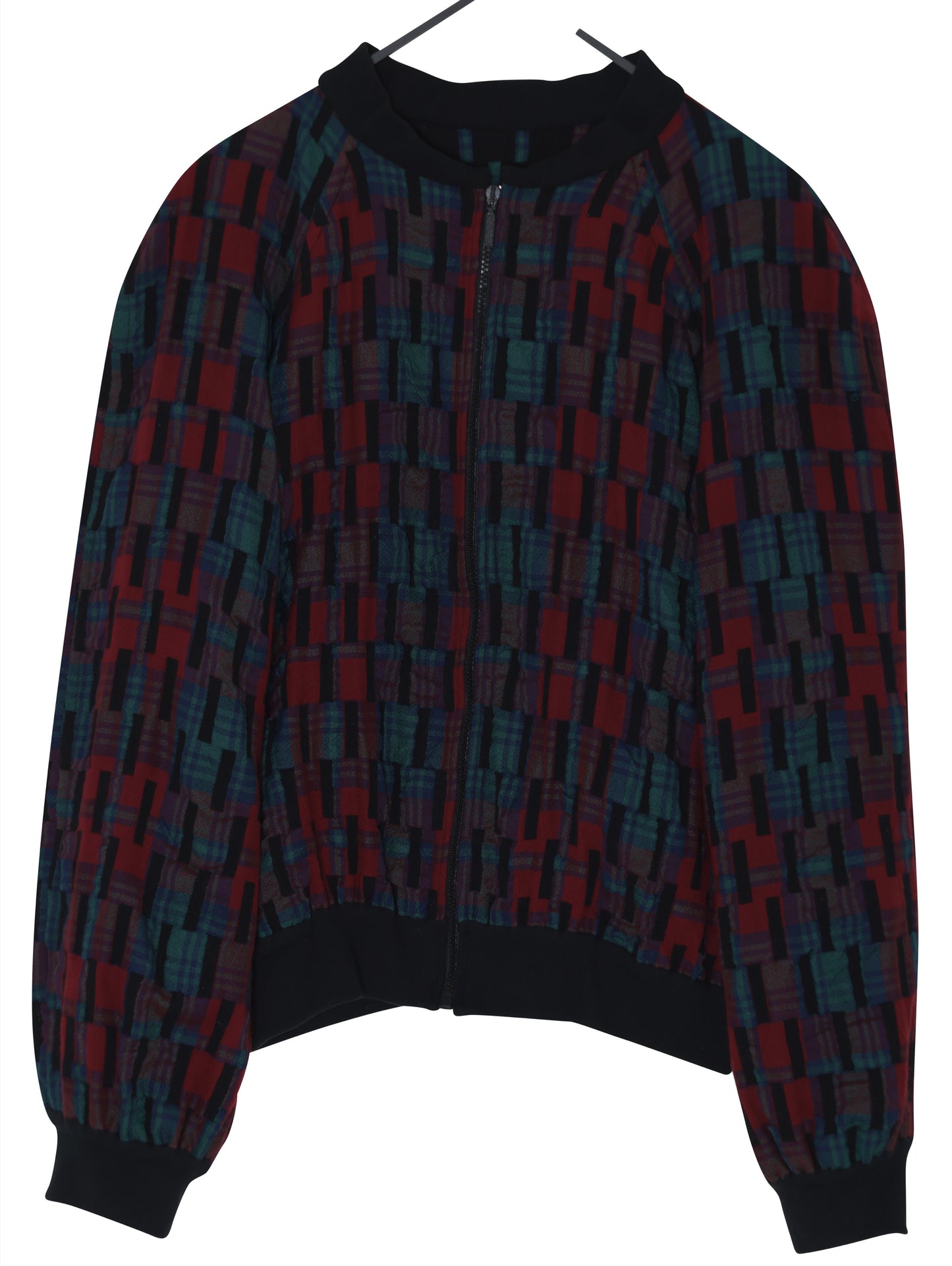 1985–1995, Patchwork Plaid Composite Bomber Jacket