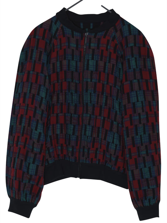 1985–1995, Patchwork Plaid Composite Bomber Jacket