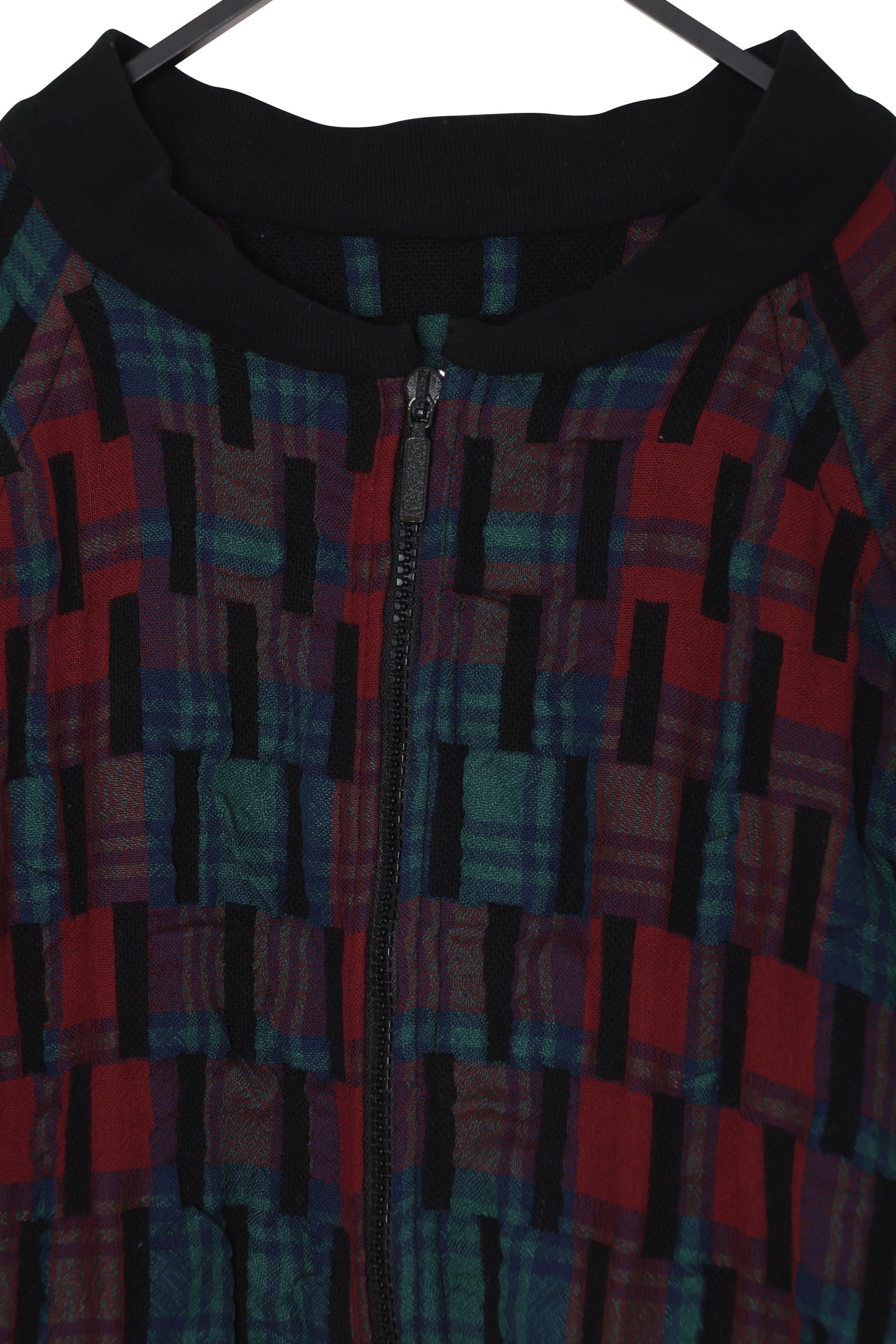 1985–1995, Patchwork Plaid Composite Bomber Jacket