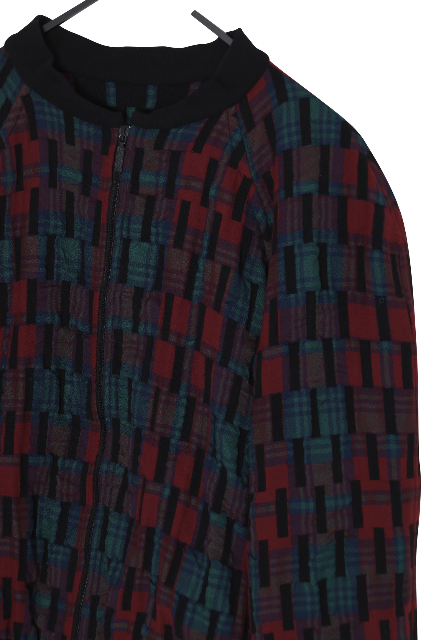 1985–1995, Patchwork Plaid Composite Bomber Jacket