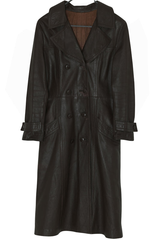 1985–1995, Swedish Lambskin Trench with Deep Revers
