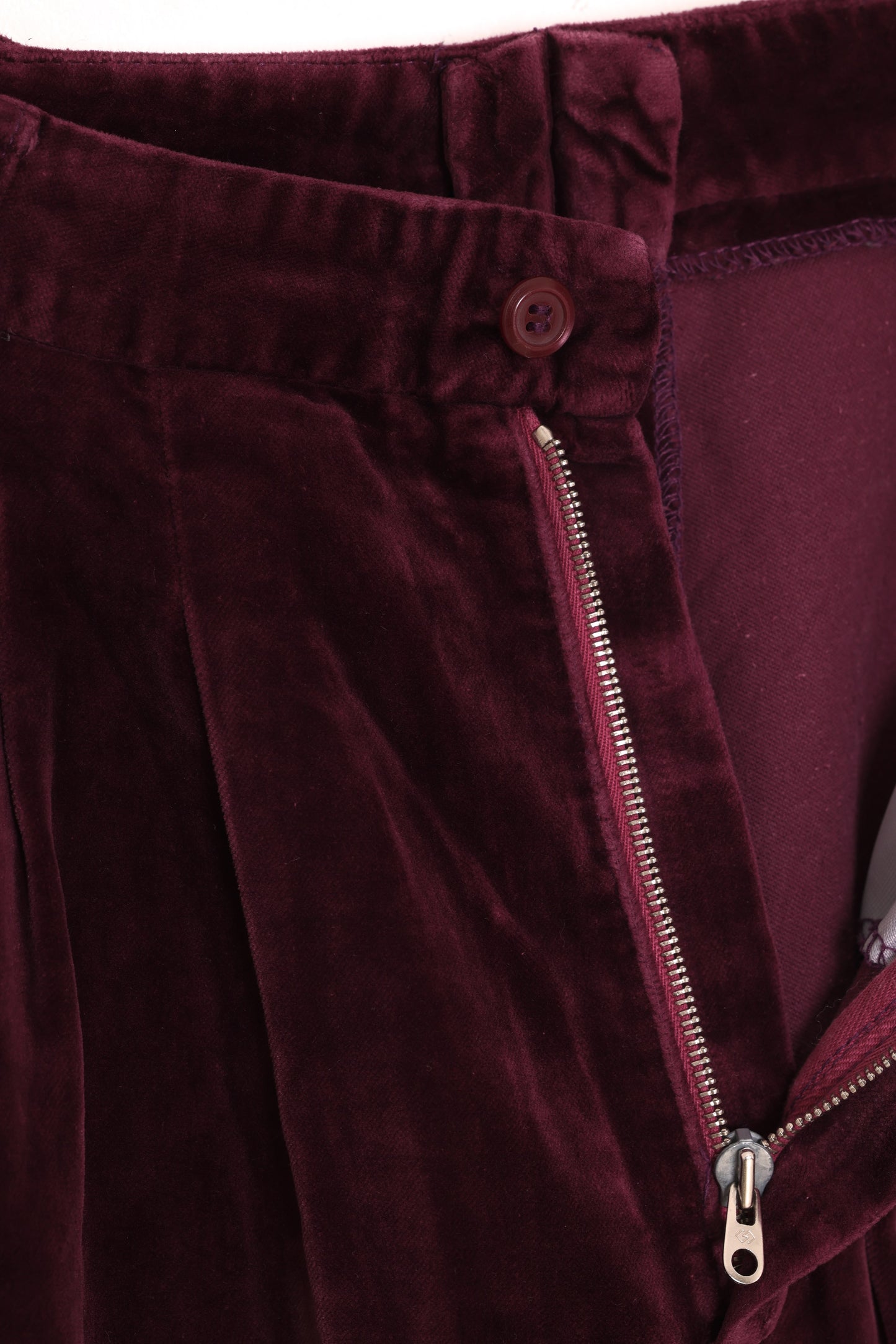 1988–1993, Polish Velvet Leisure Trouser with High Waist Suppression