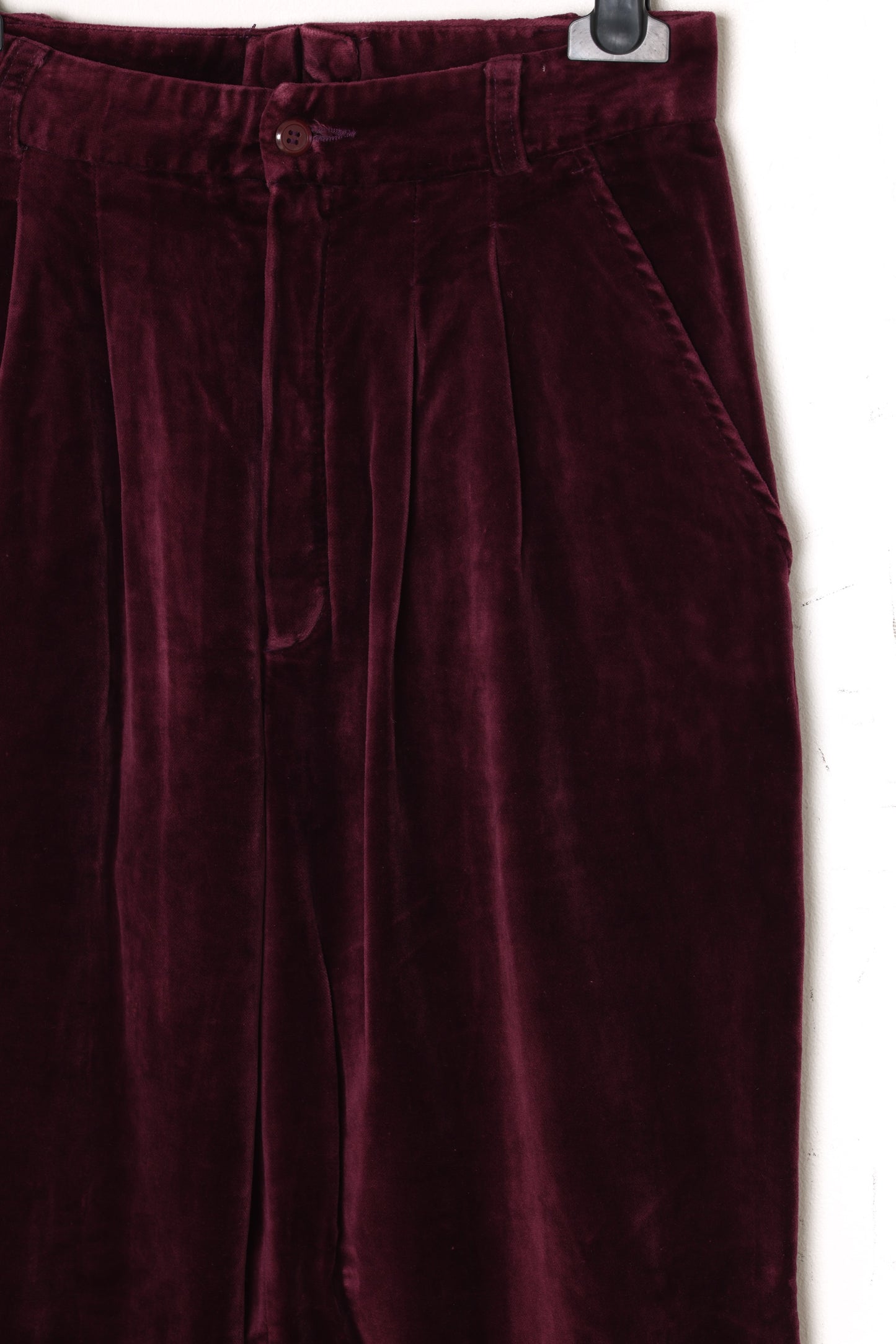 1988–1993, Polish Velvet Leisure Trouser with High Waist Suppression