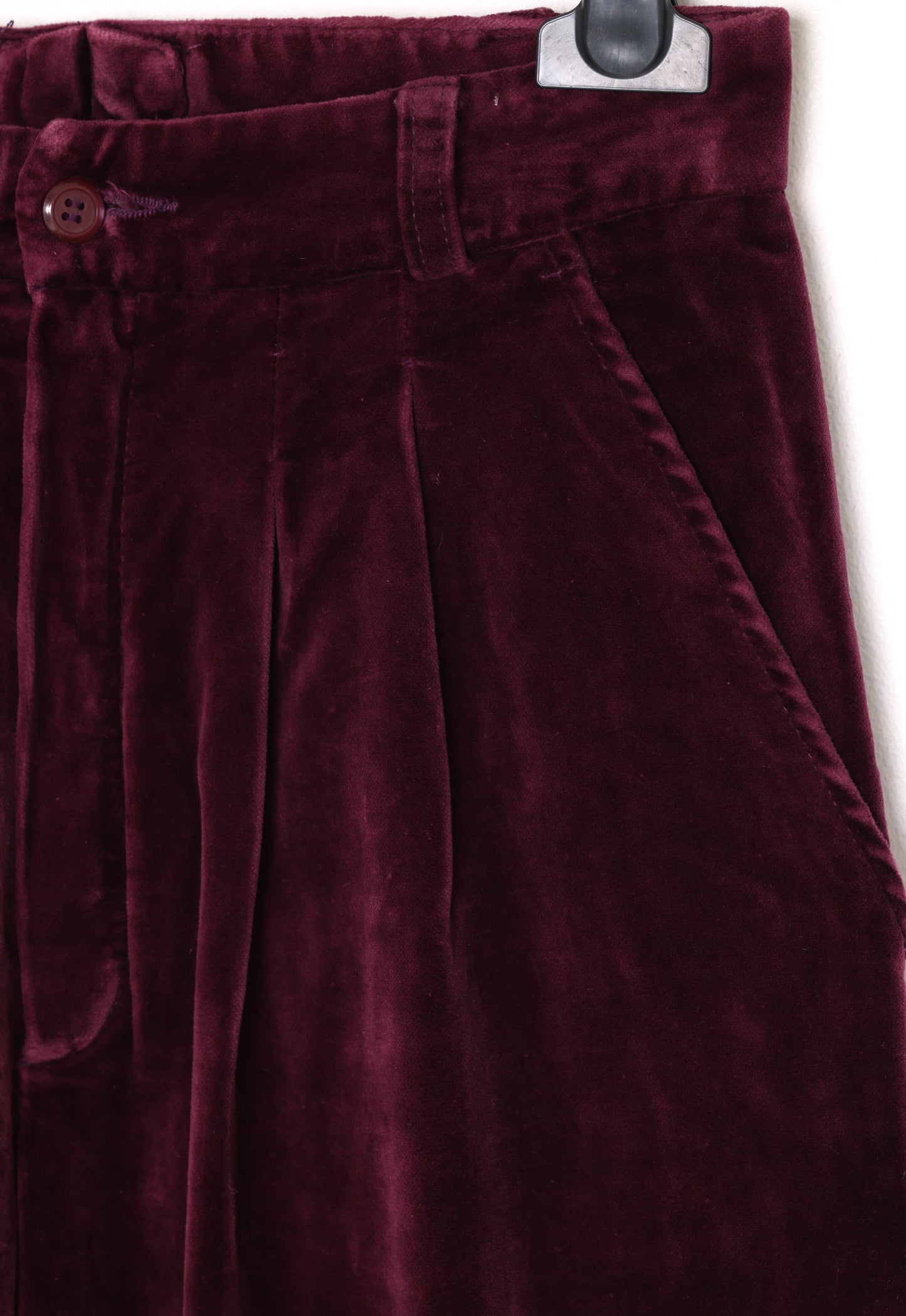 1988–1993, Polish Velvet Leisure Trouser with High Waist Suppression