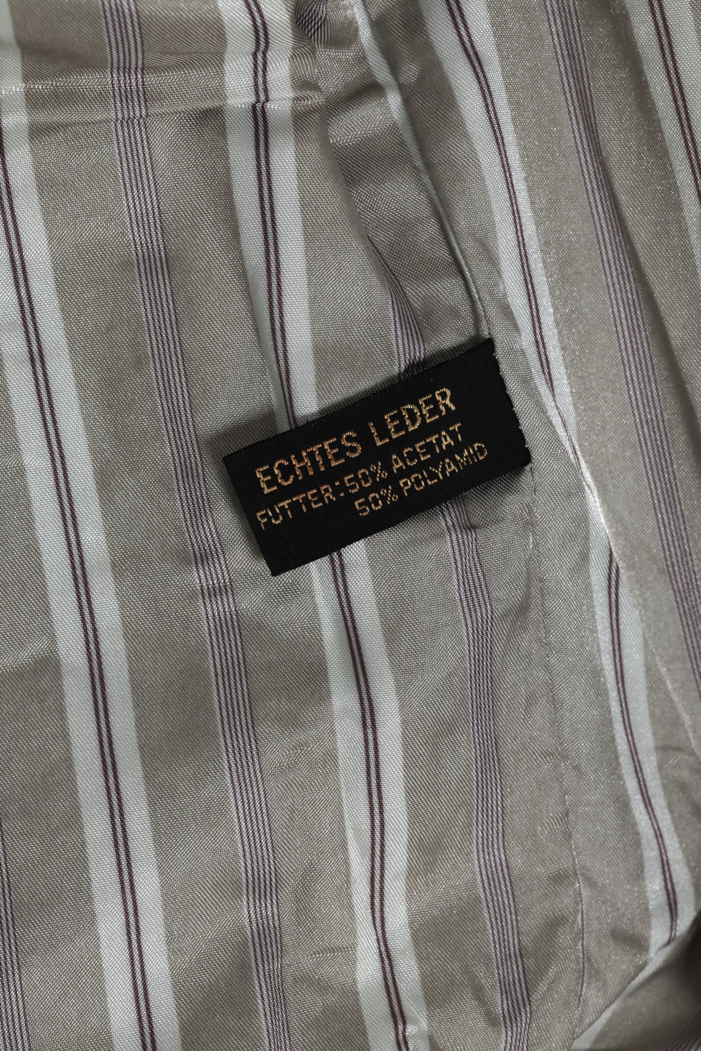 1988–1995, Lambskin Overscaled Harrington Jacket with Seaming Grid