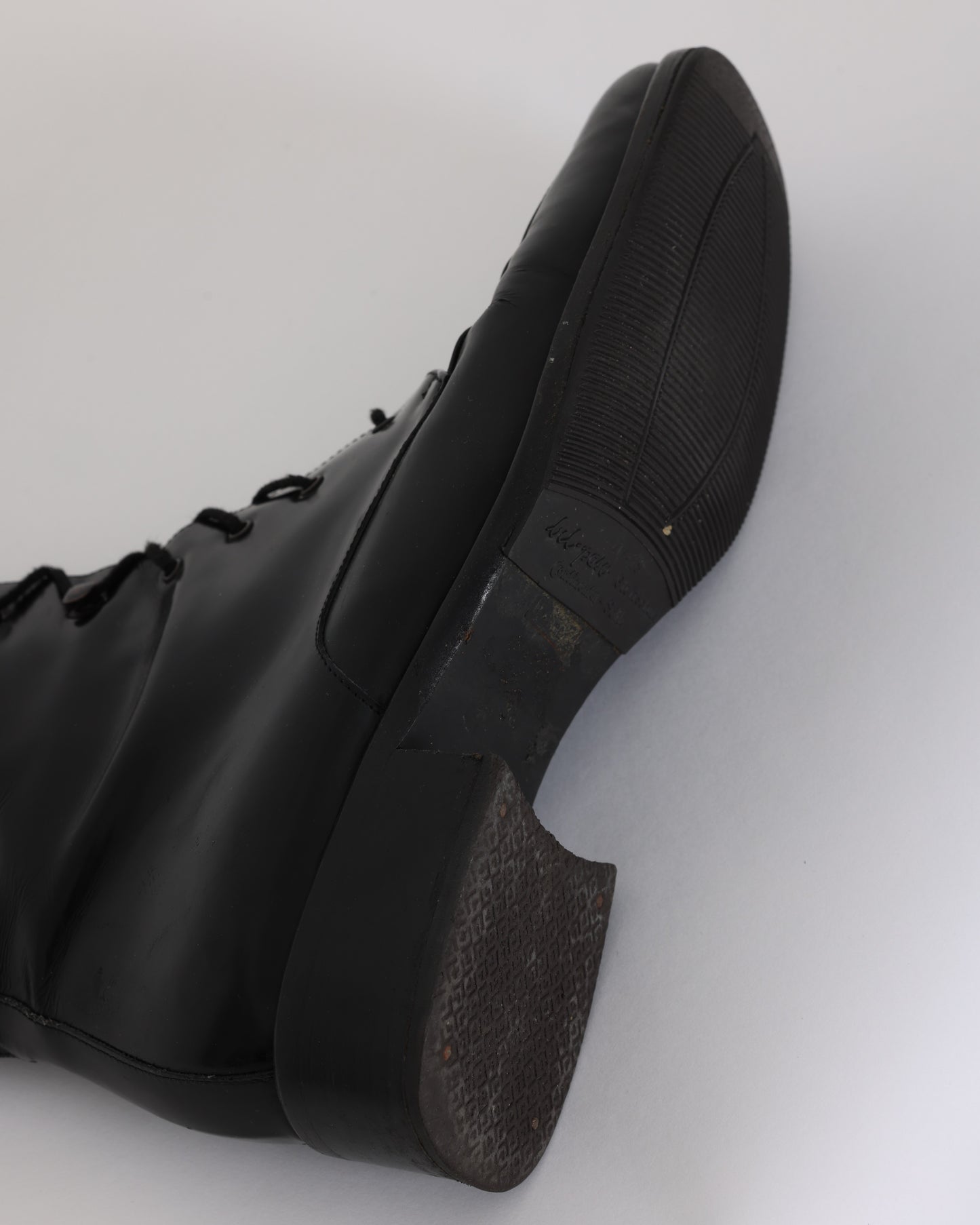 1990s, Box-Calf, Cuboid Apron Toe, Raised Heel Block, Combat-Derived, Swiss-Made