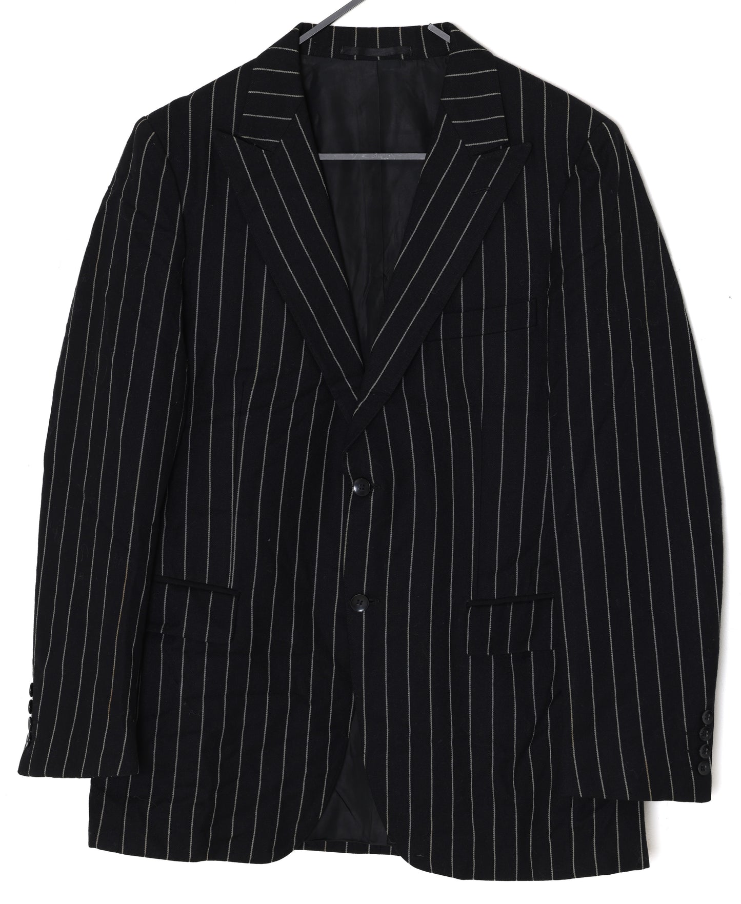 1990s, Daniel's Menshop, pure new wool, pinstripe