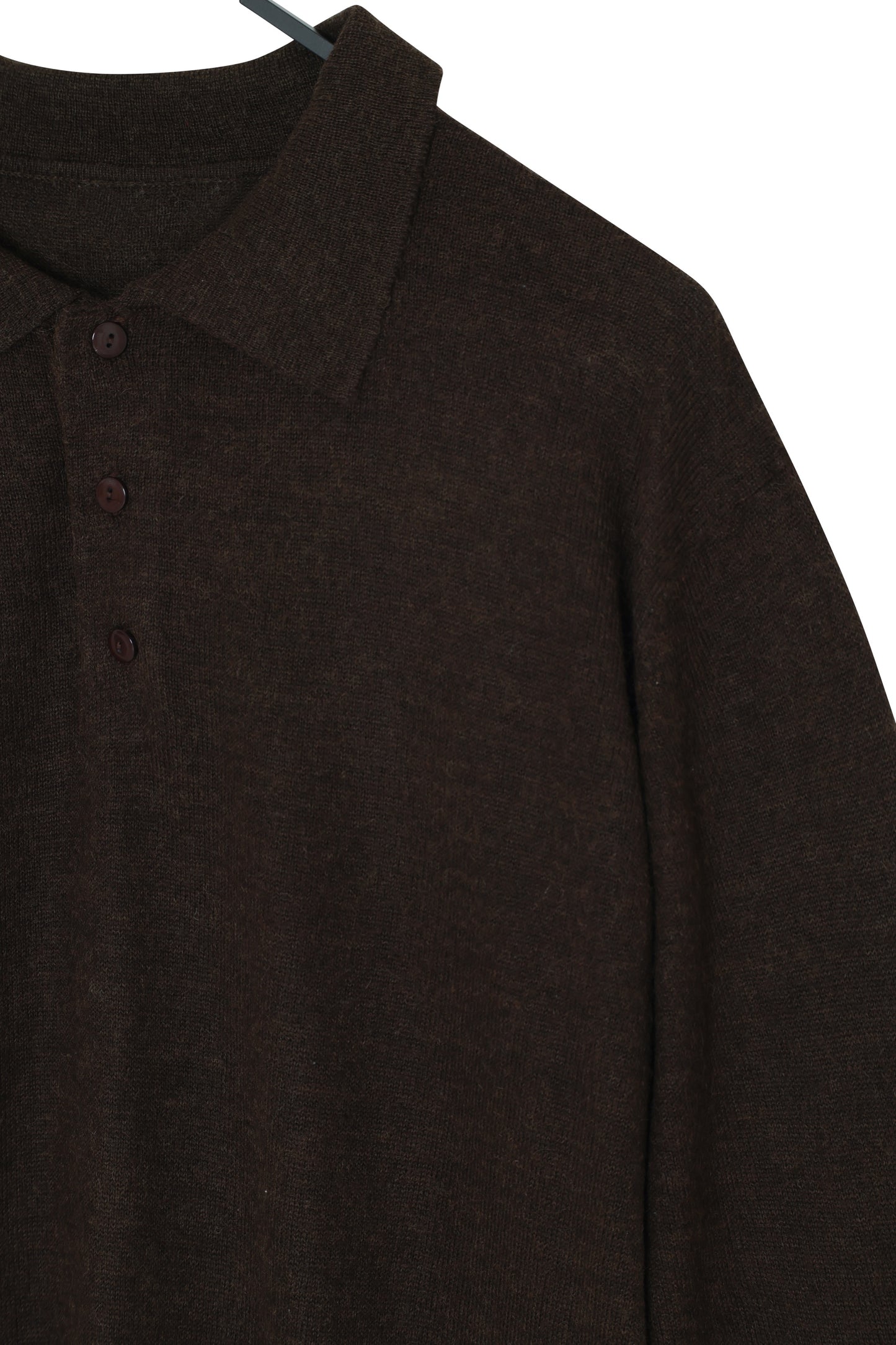 1990s, Fine-Gauge Leisure Knit, Brushed Merino Yarn, Narrow Rib Compression