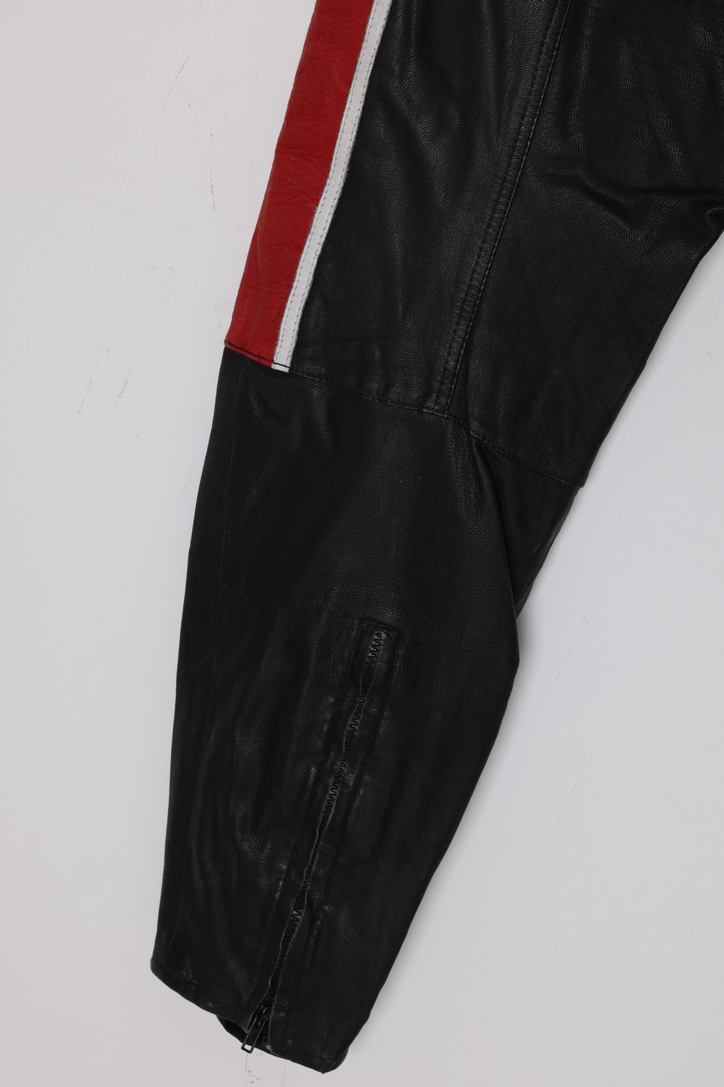 1990s Leather Moto Trouser, Functional Knee Reinforcement