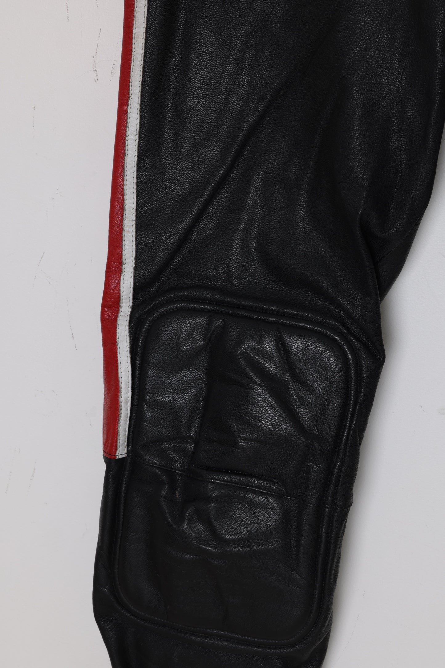 1990s Leather Moto Trouser, Functional Knee Reinforcement