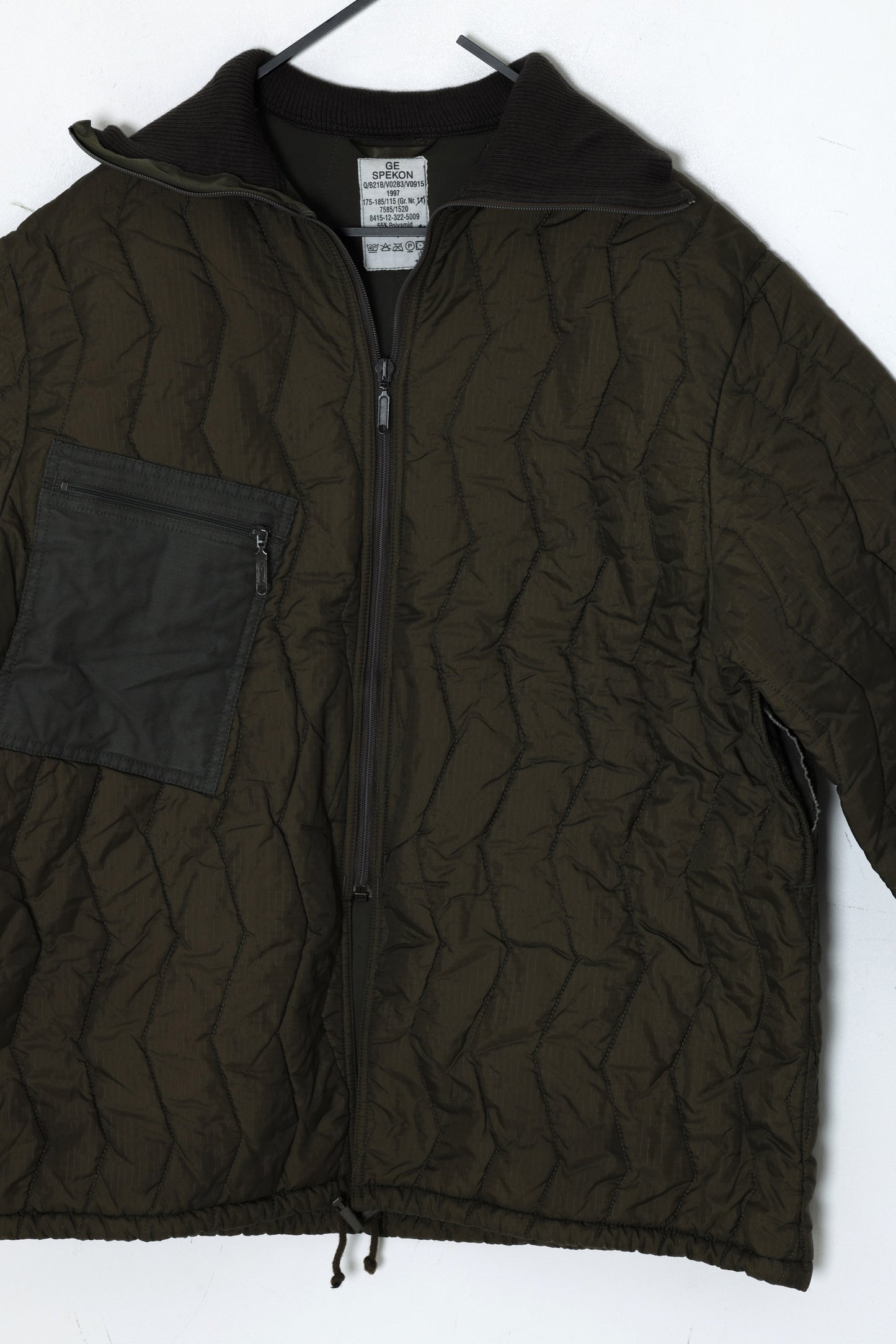 1997, German Armed Forces Ripstop Quilted Barracks and Field Liner Jacket