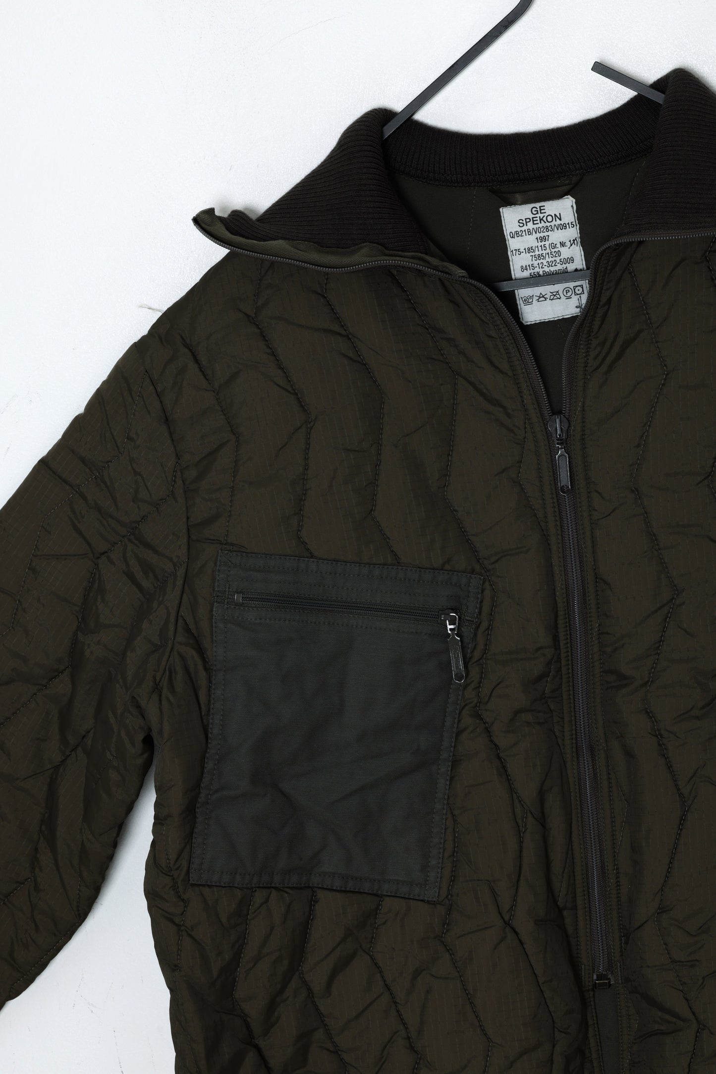 1997, German Armed Forces Ripstop Quilted Barracks and Field Liner Jacket