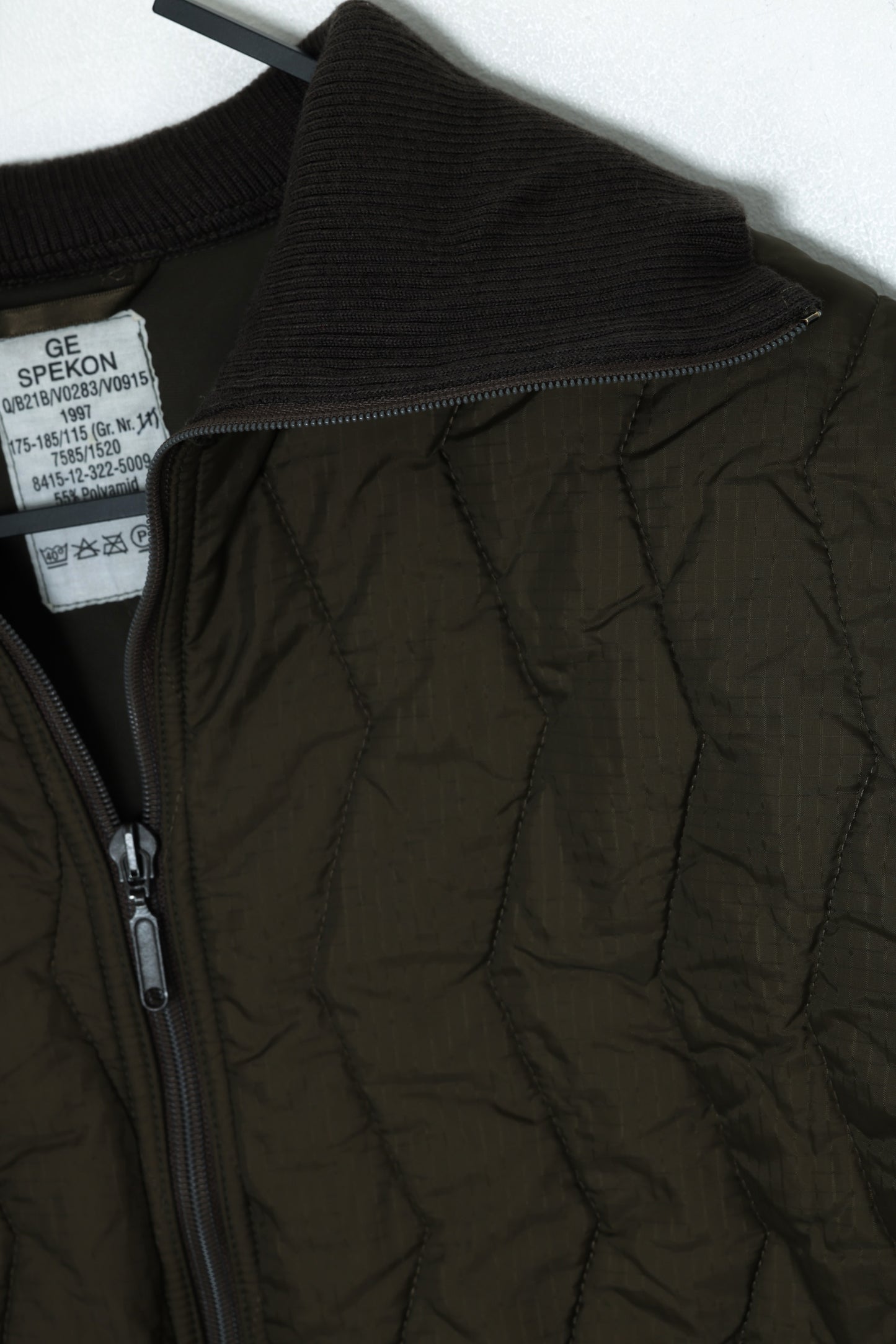 1997, German Armed Forces Ripstop Quilted Barracks and Field Liner Jacket