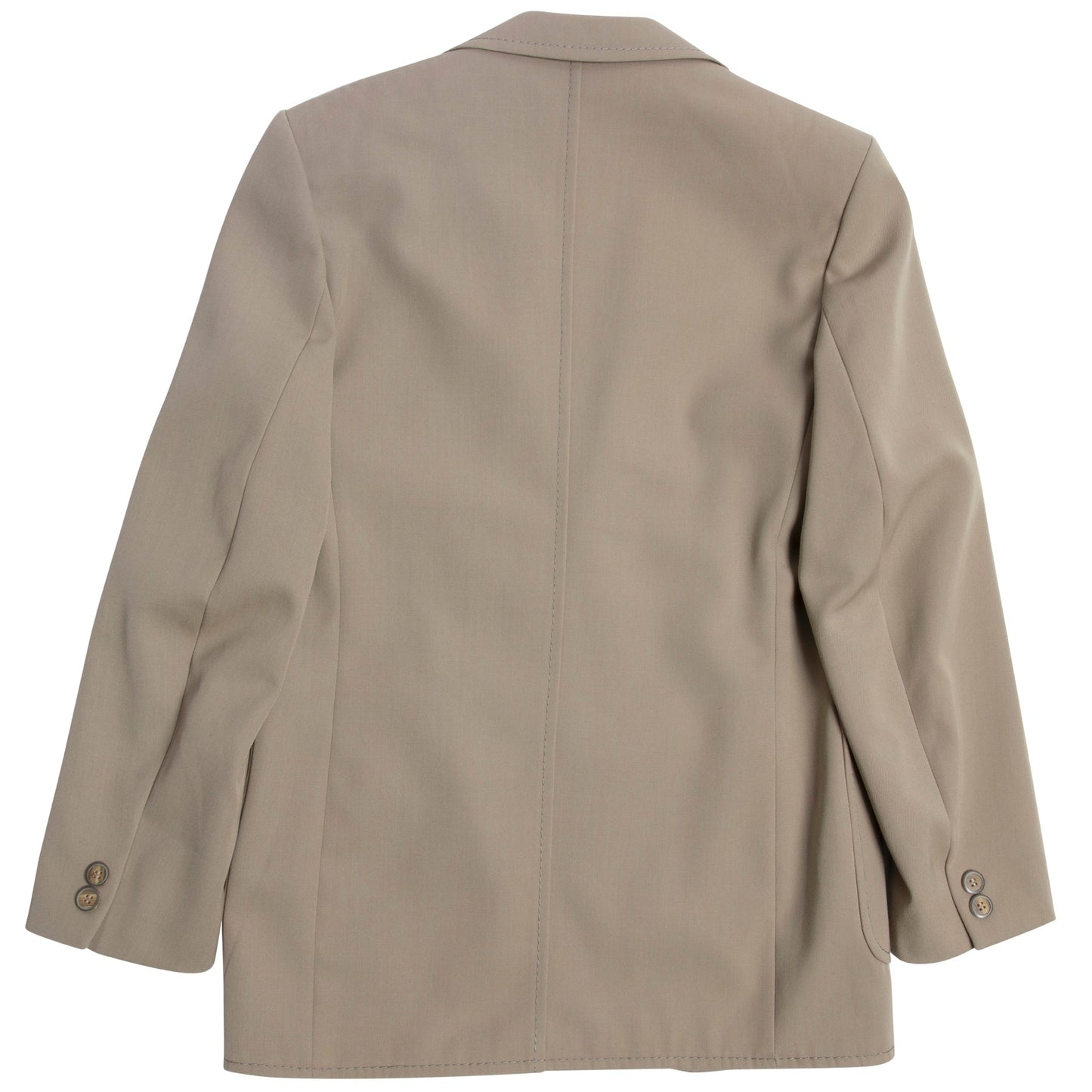 70s Twill Weave Wide Notch Safari Blazer
