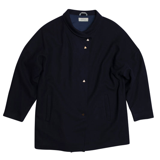 Wool Nylon Melton Kimono Jacket