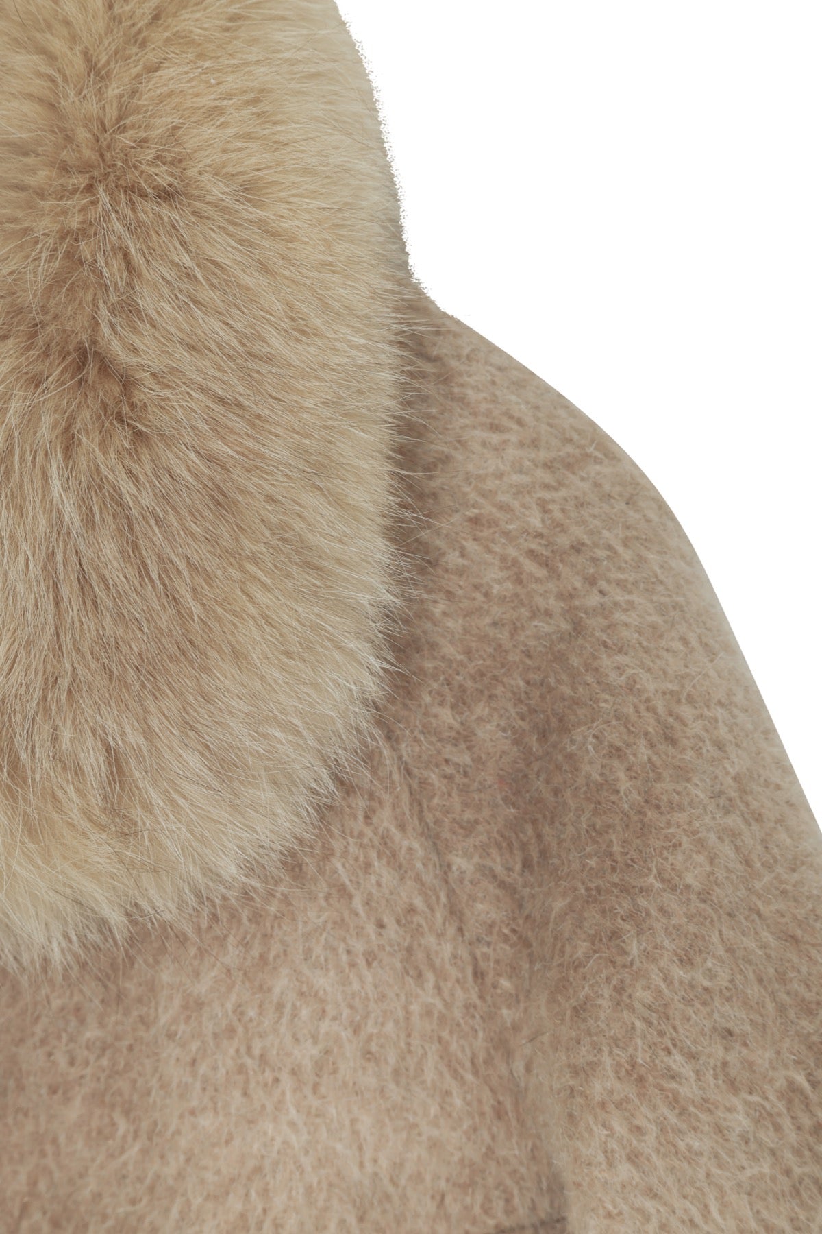 Vintage, 1960s, Mohair, Arctic Fox Fur