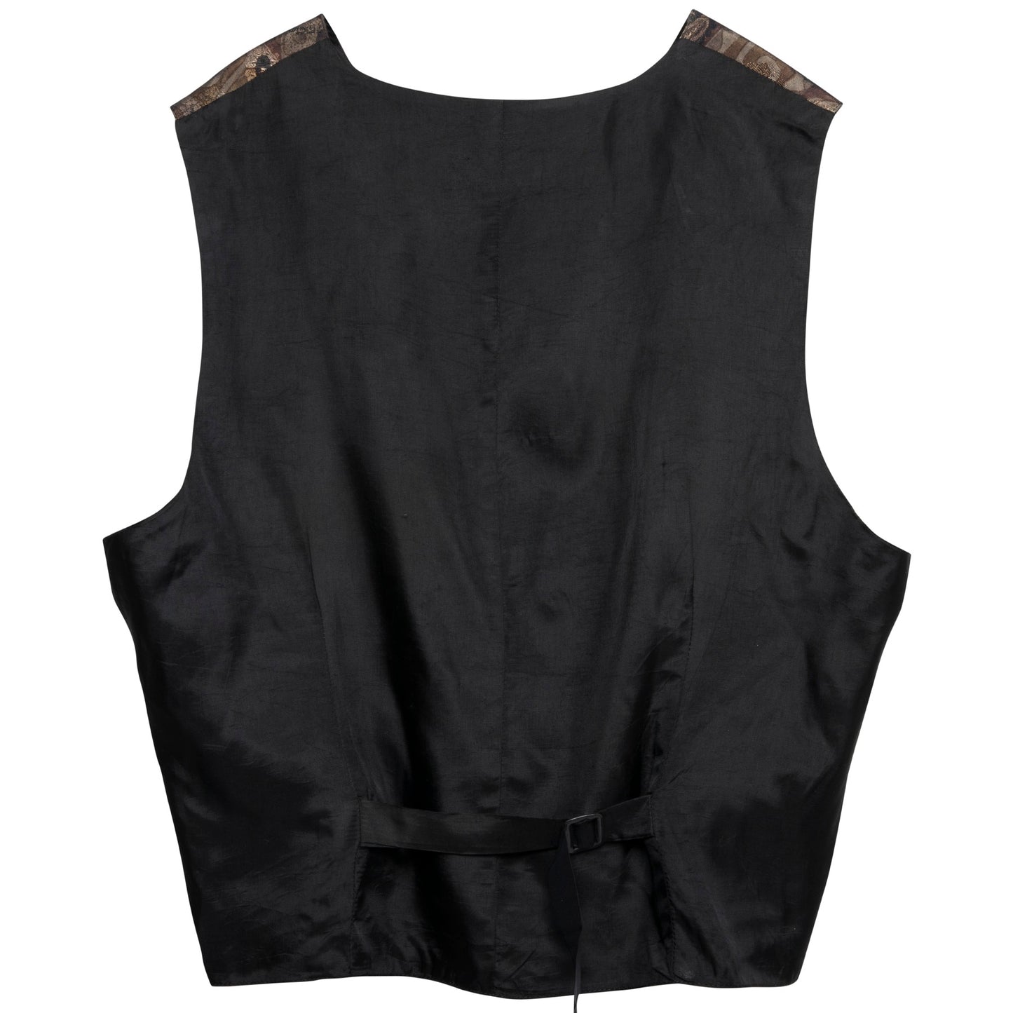 Damask Weave Viscose Blend Paisley Vest