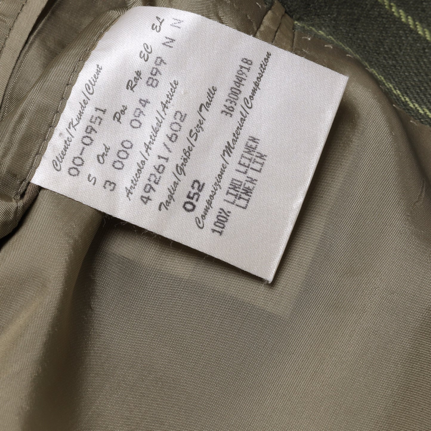 90s, Irish Linen, Hugo Boss, Luxury Segment