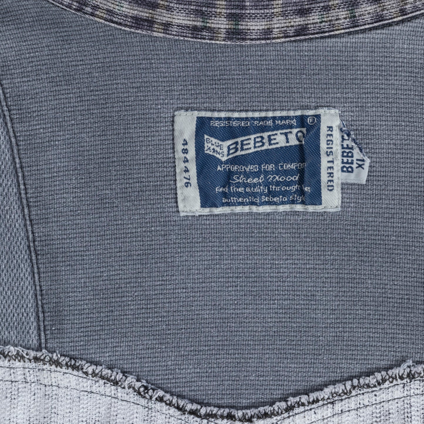 Denim Broken Twill Weave Western Shirt