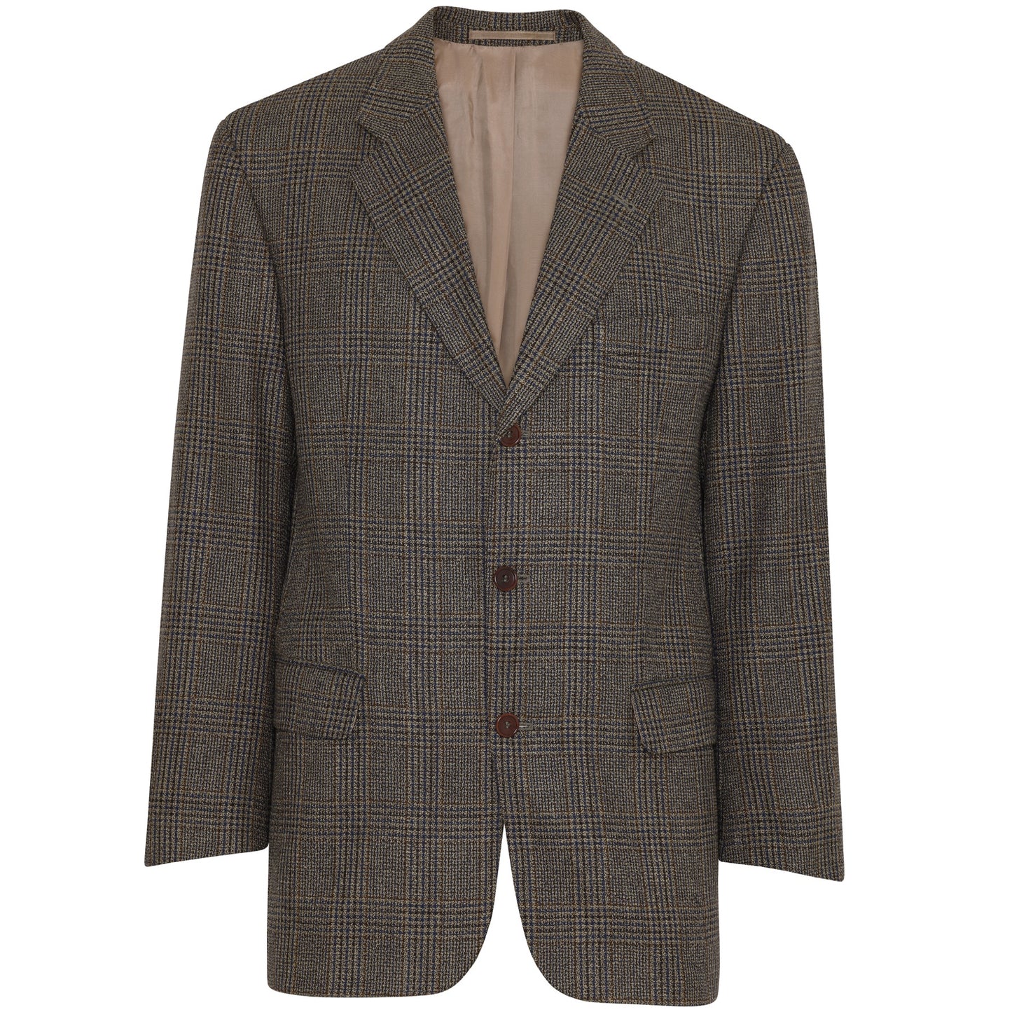 90s, Silk-Wool, Broken Glen Check, Textural