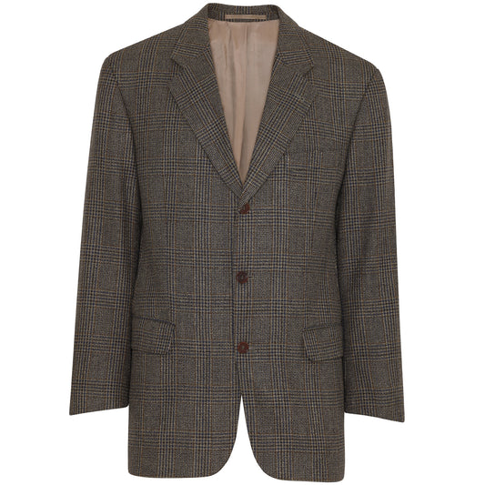 90s, Silk-Wool, Broken Glen Check, Textural