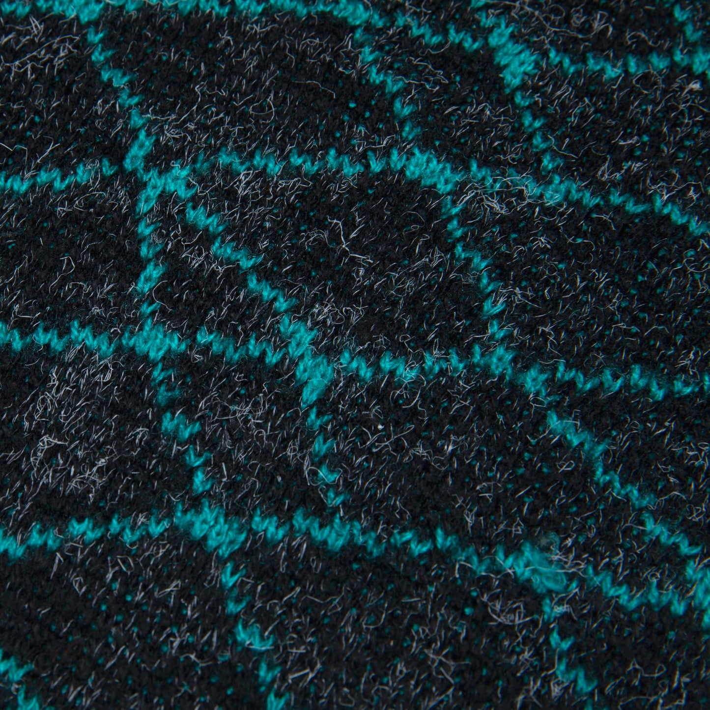 Spider Web Jacquard Melange Yarn Jumper