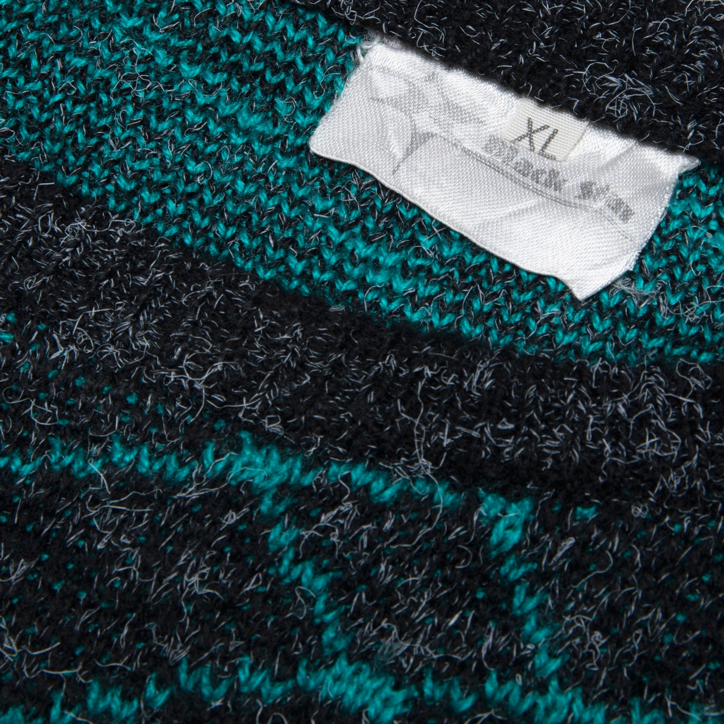 Spider Web Jacquard Melange Yarn Jumper