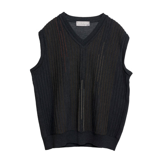 Slip Stitch Schurwolle Blend Vest