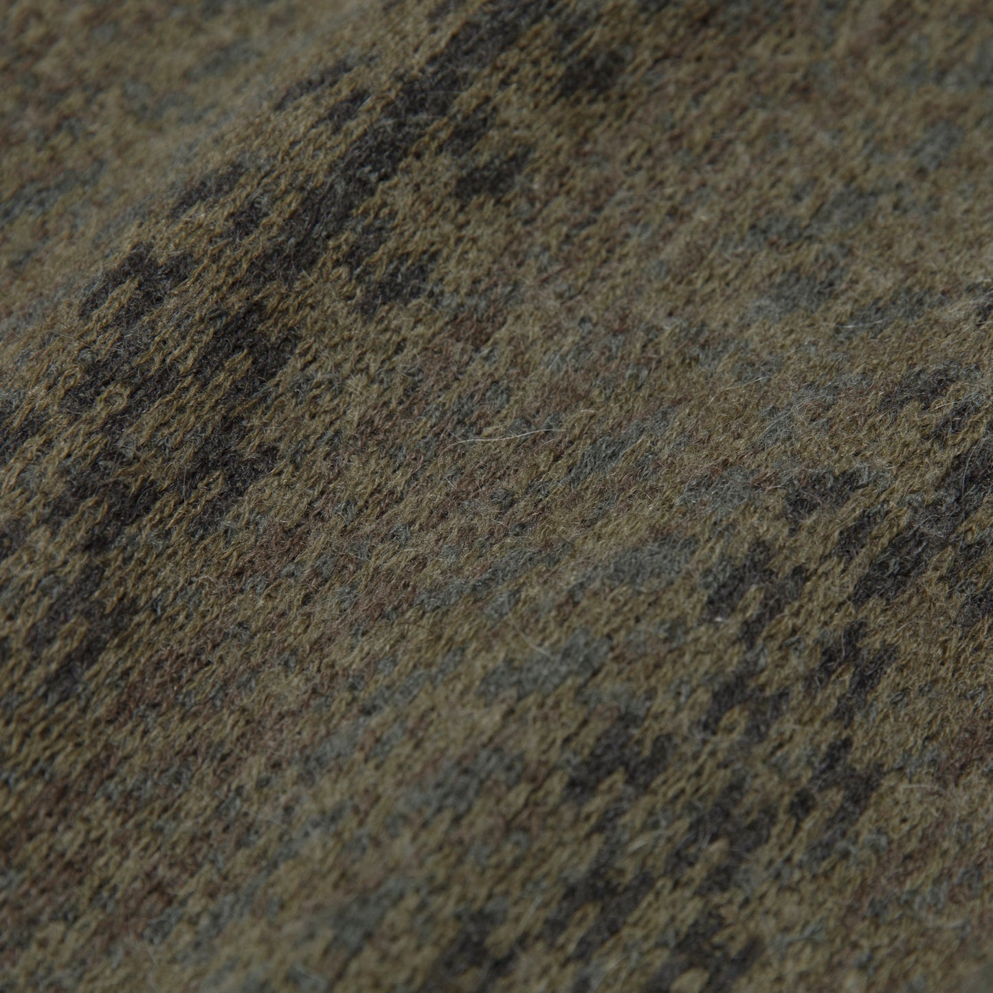 Herringbone Rib Brushed Alpaca Wool Cardigan