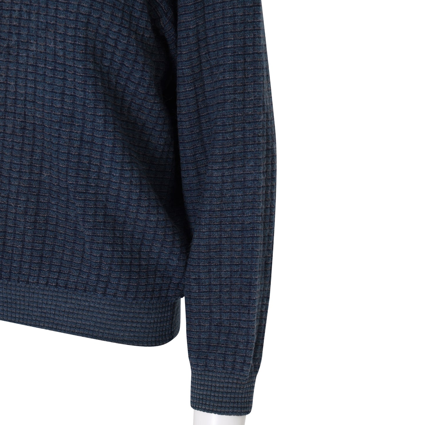 90s, Lambswool, Waffle-Grid, Biella Textile Lineage