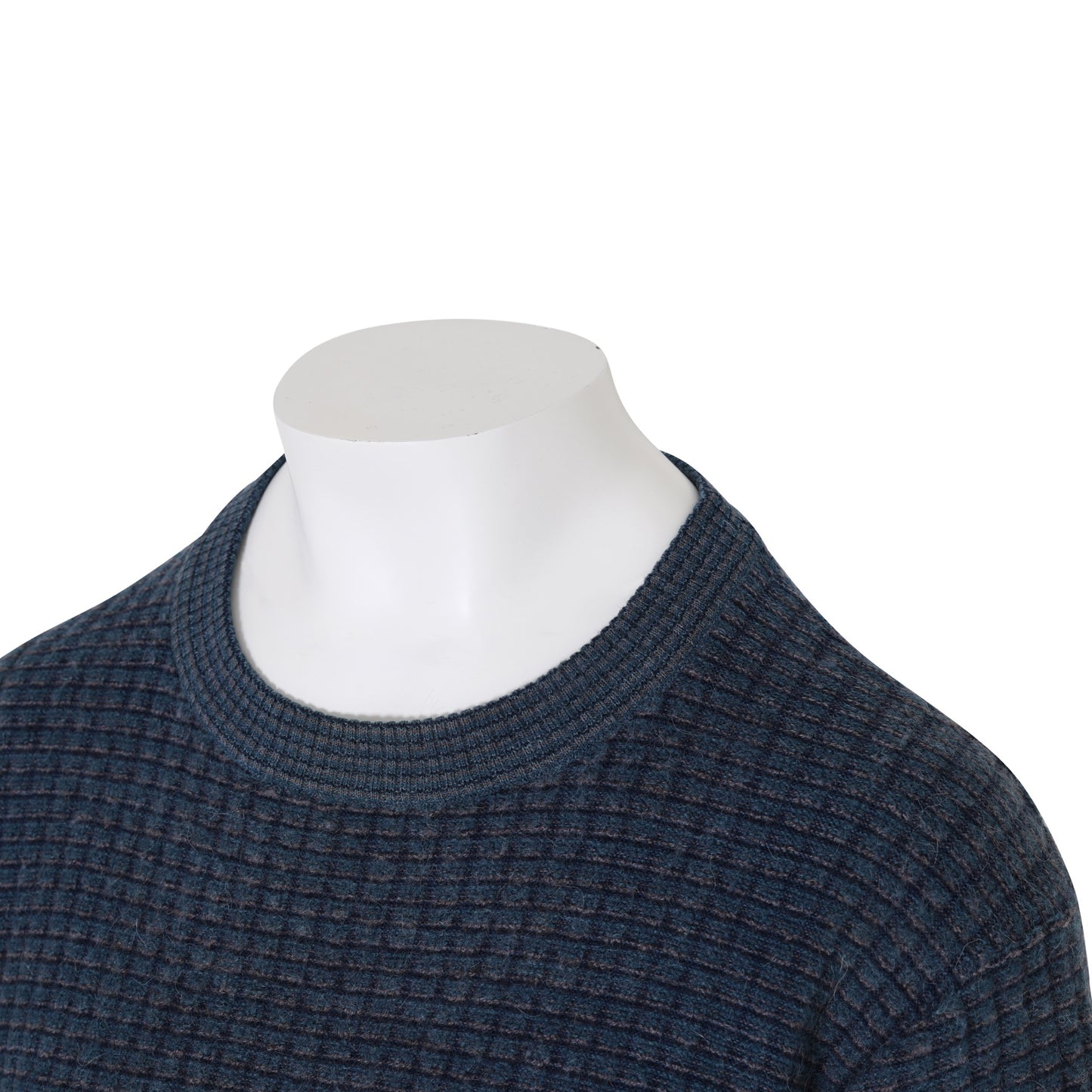 90s, Lambswool, Waffle-Grid, Biella Textile Lineage