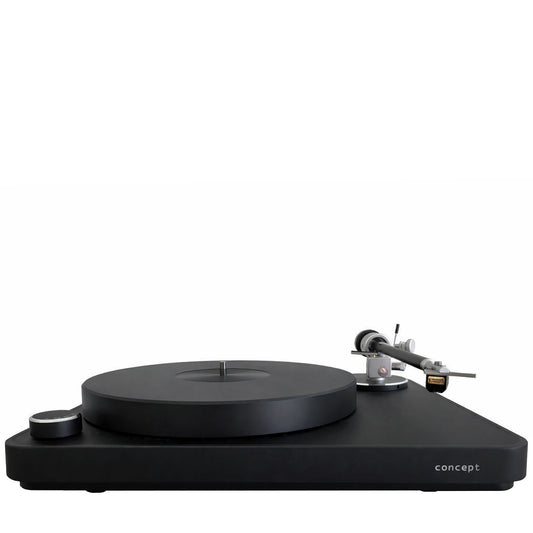 Concept Turntable with Satisfy Radial Tonearm, Audiophile Deck with 33/45/78 rpm Speeds