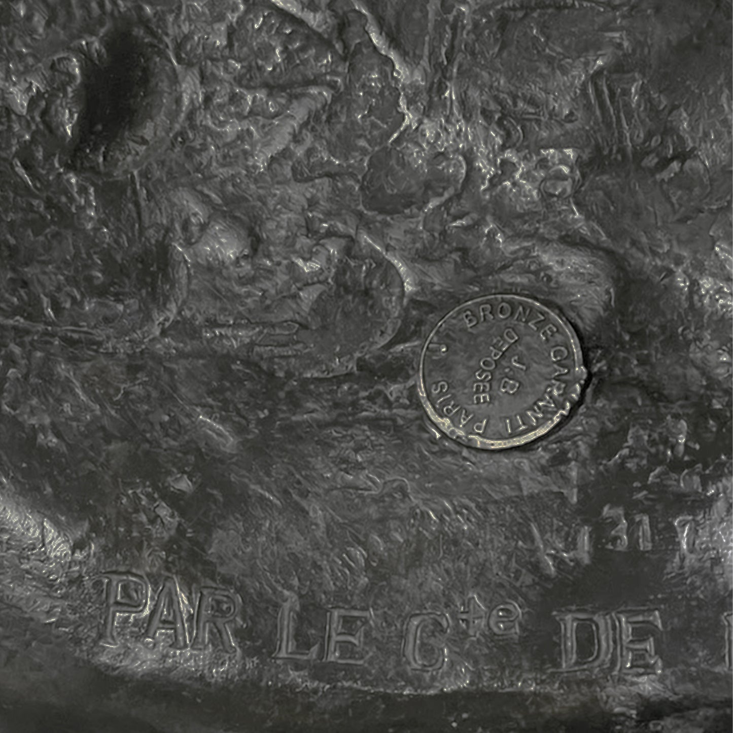 Combat du Duc de Clarence et du Chevalier de Fontailles, Foundry of Barbedienne