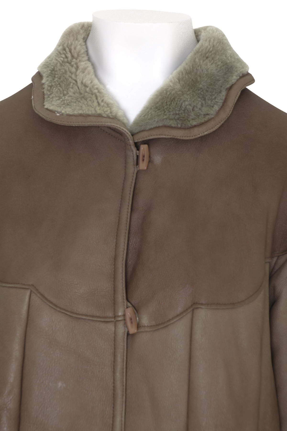 Vintage, 1980s, Shearling, Lamb Nappa
