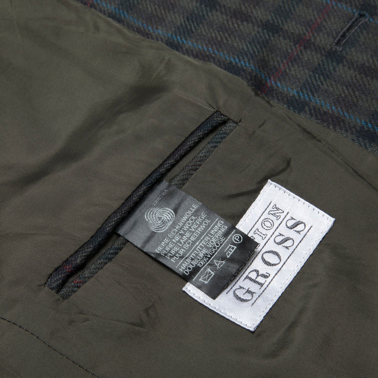 Woolmark, Lambswool Flannel, Prince of Wales Check