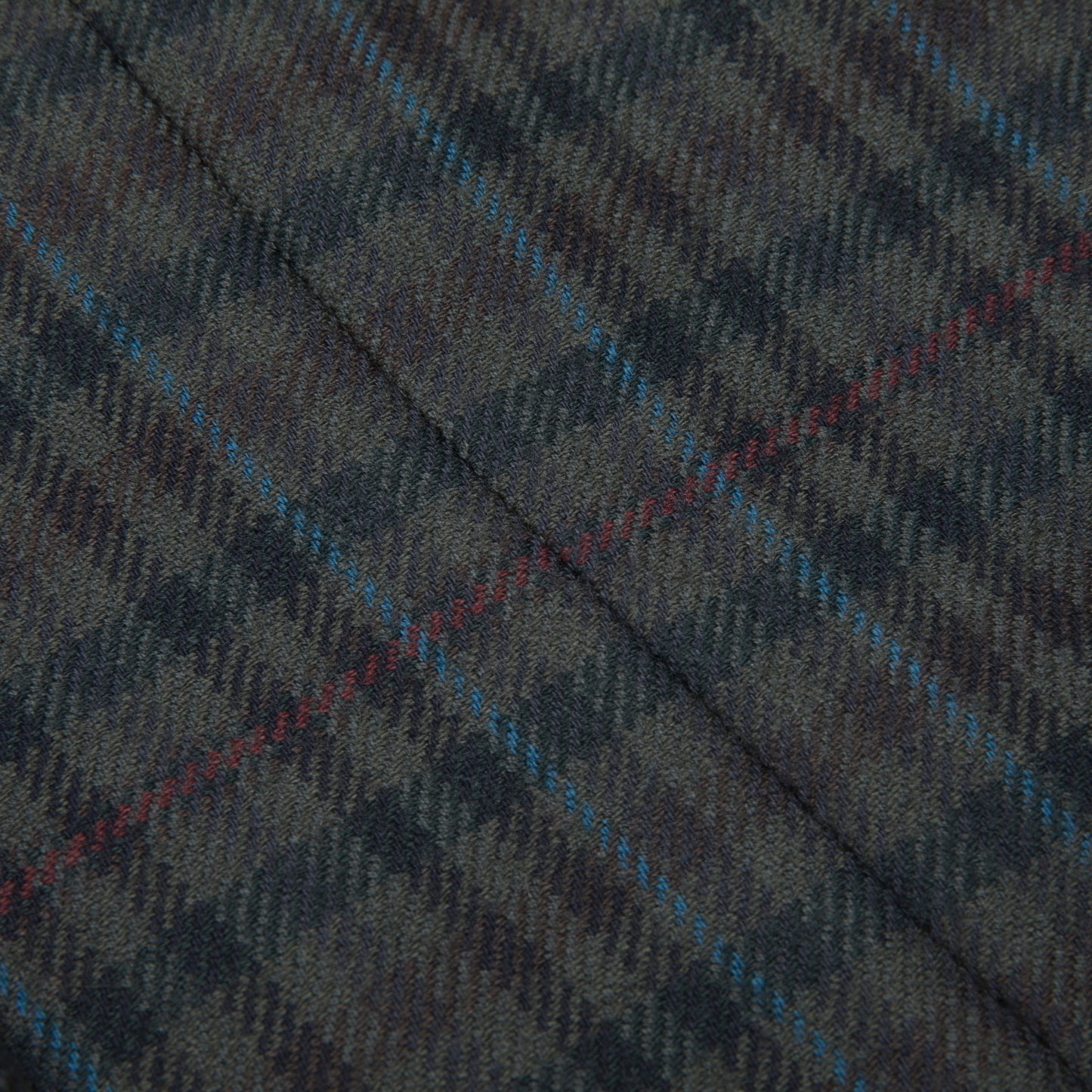 Woolmark, Lambswool Flannel, Prince of Wales Check