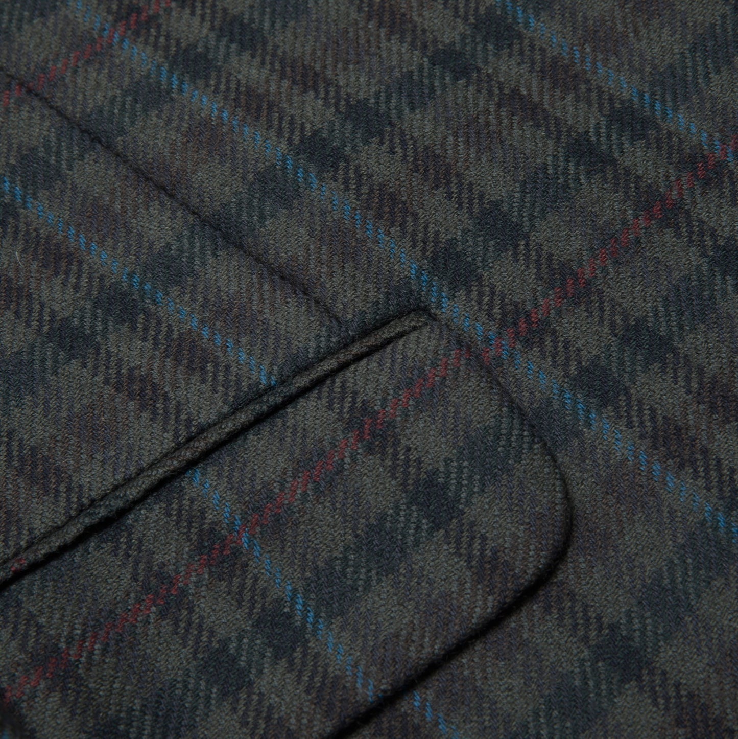 Woolmark, Lambswool Flannel, Prince of Wales Check