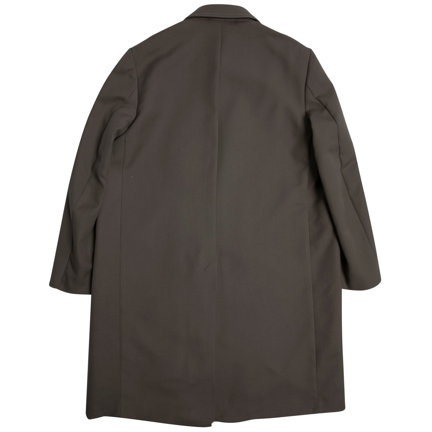 Trevira Tabby Weave Balmacaan Coat