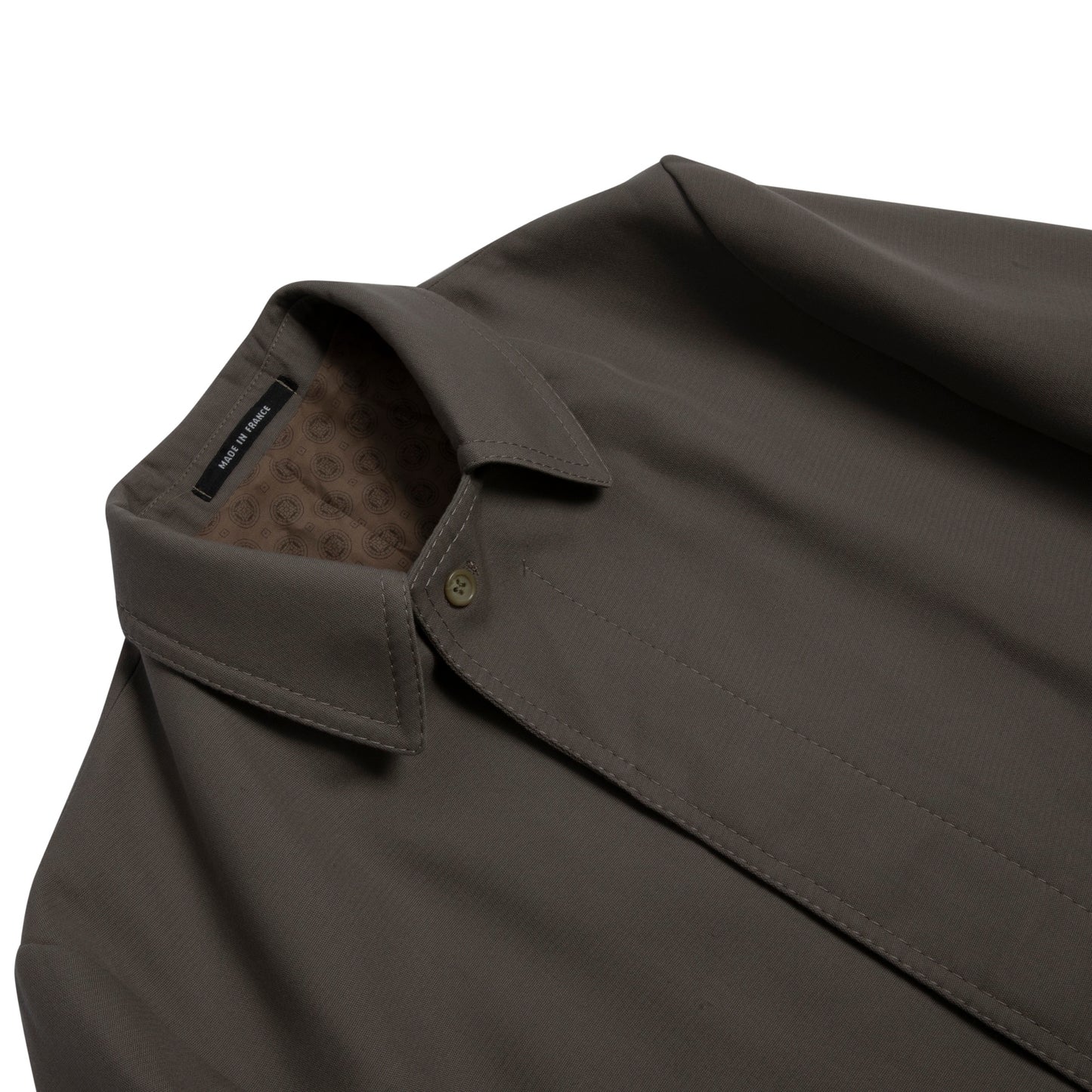 Trevira Tabby Weave Balmacaan Coat