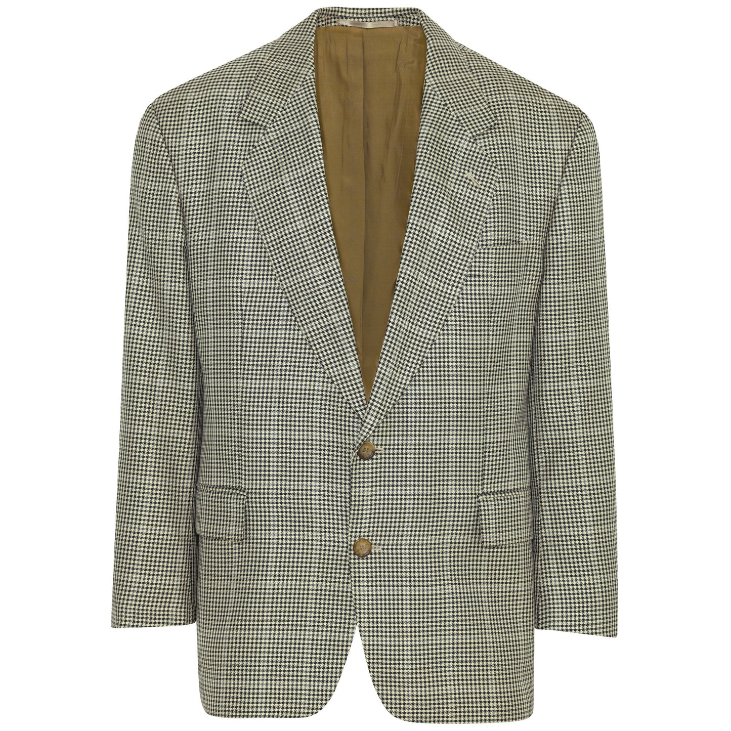 80s, Cashmere-Silk, Windowpane Overcheck