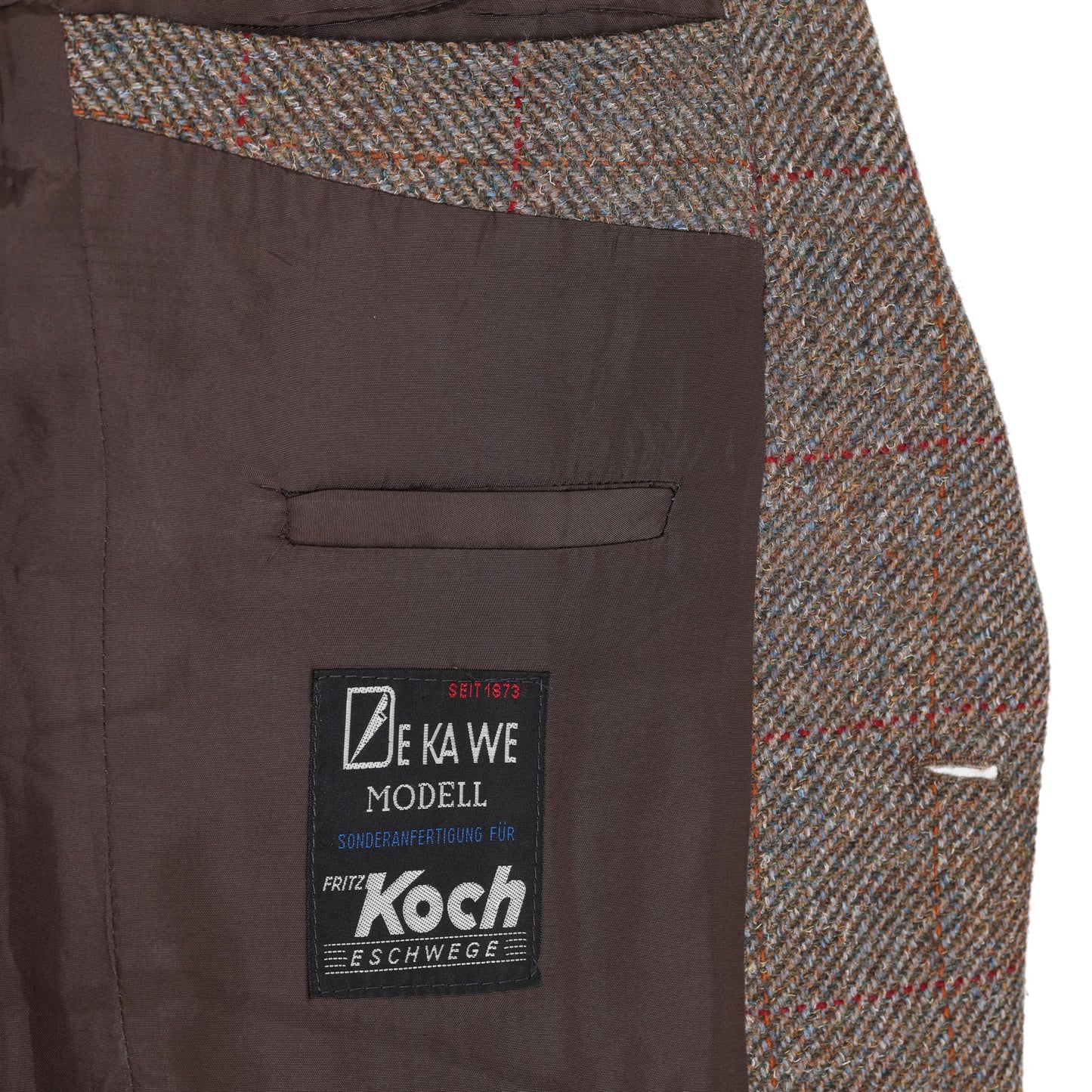 80s, Regional Bespoke, Fritz Koch, Overcheck Tweed