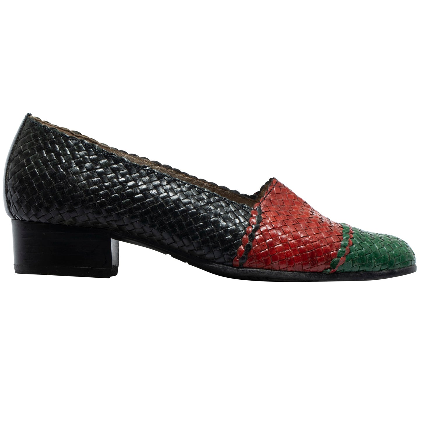 70s, Chromatic Zones, Beveled Block Heel, Hybrid