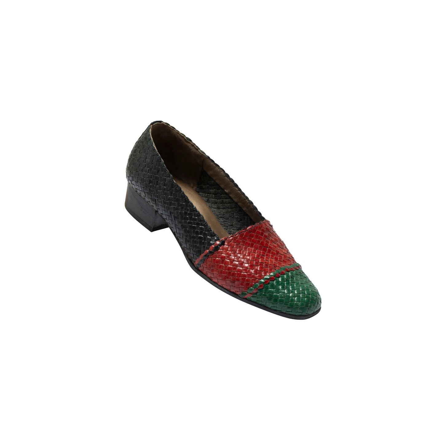 70s, Chromatic Zones, Beveled Block Heel, Hybrid